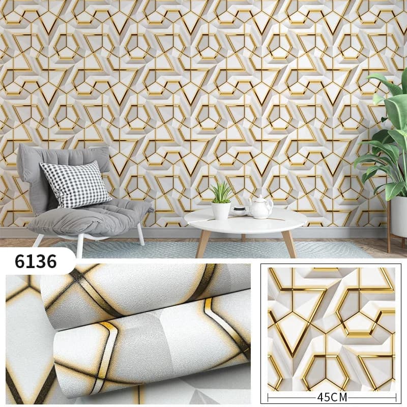 Panneaux muraux de salle de jeu 3D, Art pelable et collé en PVC mat, autocollants de décoration de c