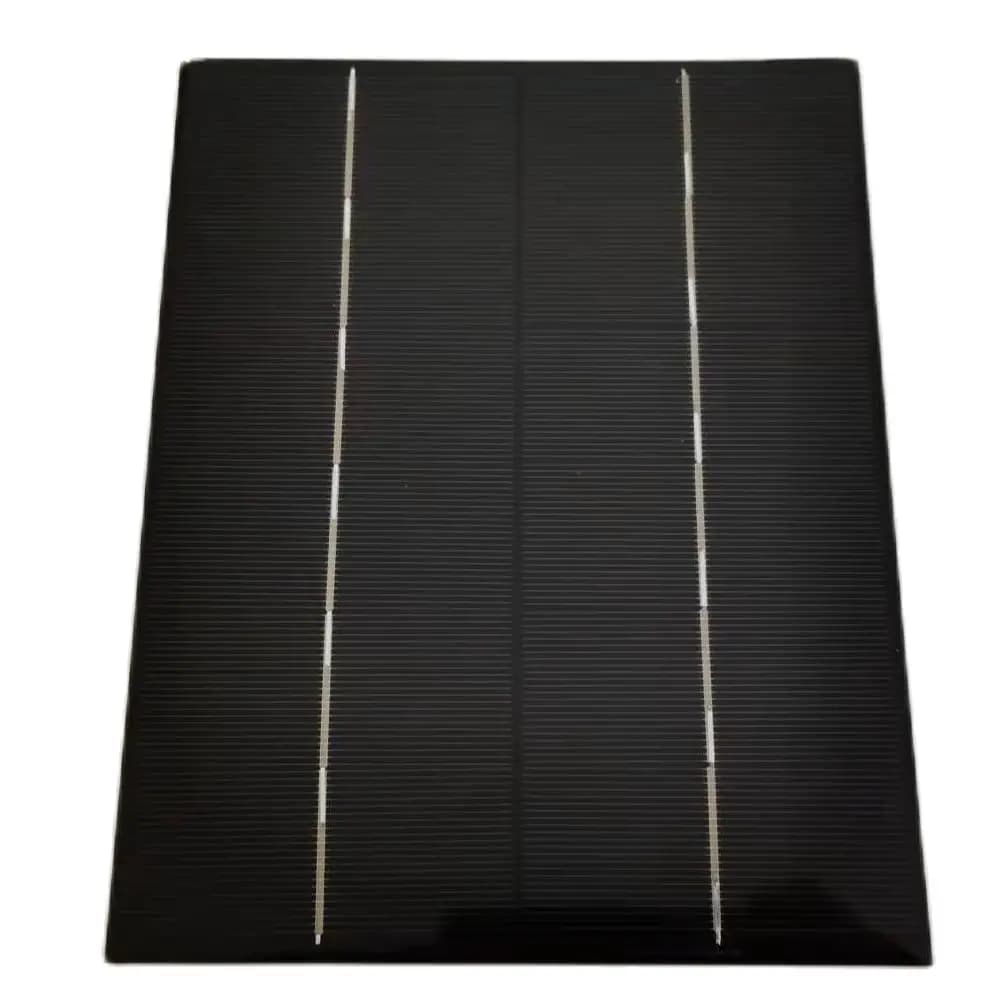 Panneau solaire monocristallin, 6V, 6W, 165x210mm, qualité A, bricolage