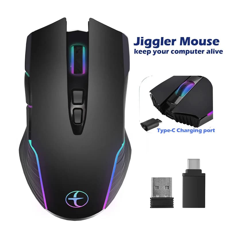 Souris sans fil 2.4G type-c pour ordinateur portable Macbook souris à clic silencieux souris sans fi