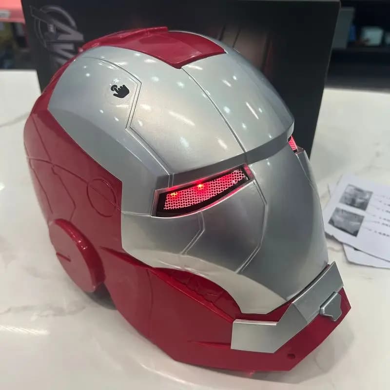 Casque Iron Man, masque électrique portable 1:1, ouverture manuelle automatique et fermeture manuell