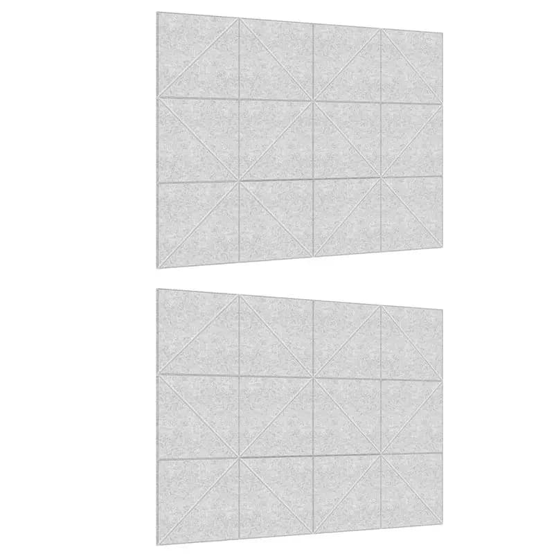 AFOURT-24 Pack de panneaux acoustiques, panneaux insonorisants décoratifs de 12 x 12 pouces, panneau
