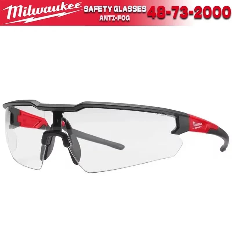 Lunettes de protection Milwaukee 48-73-2000, lunettes de sécurité transparentes, accessoires pour ou