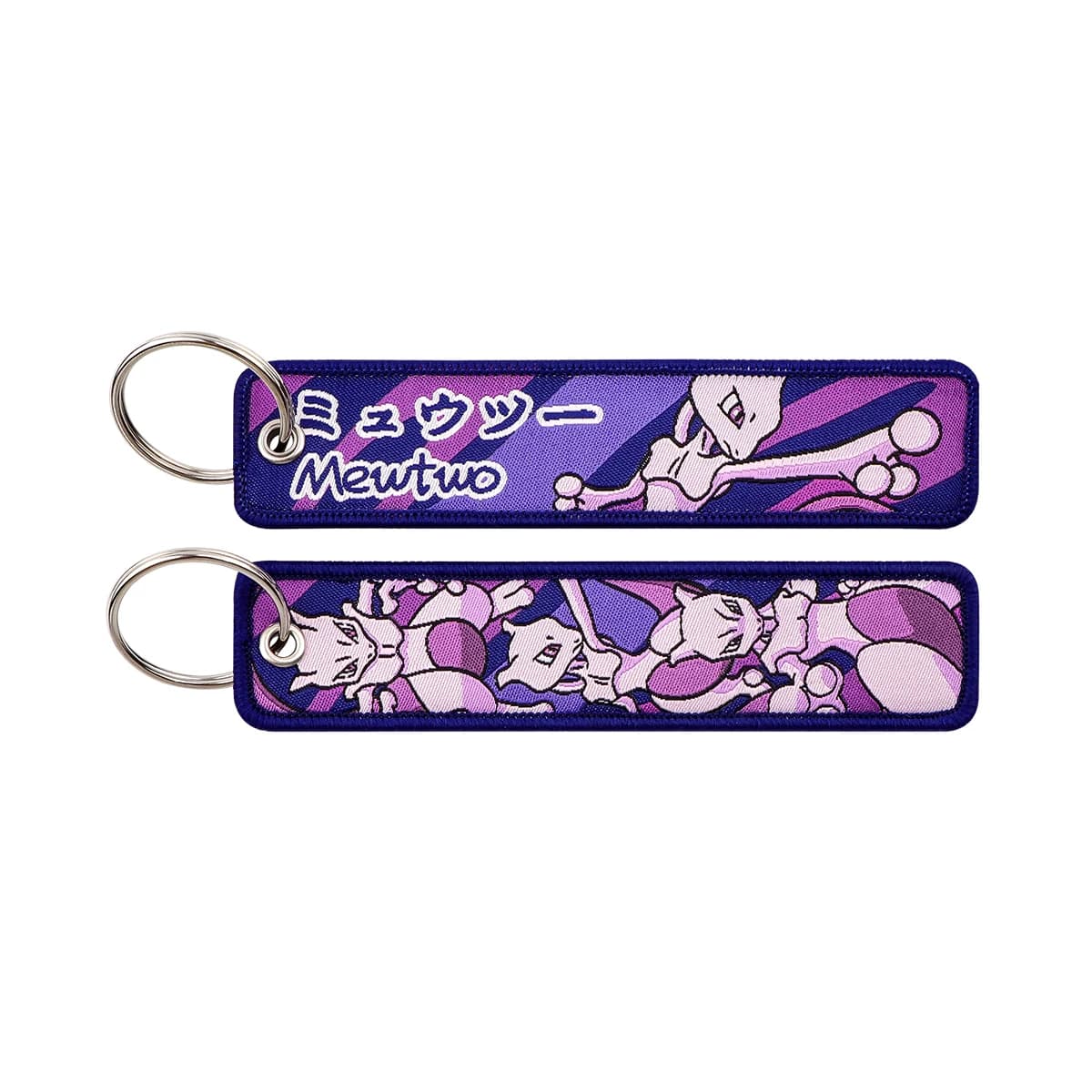 Porte-clés monstres elfe, dessin animé japonais, pour voitures, sac à dos, porte-clés brodés, étique
