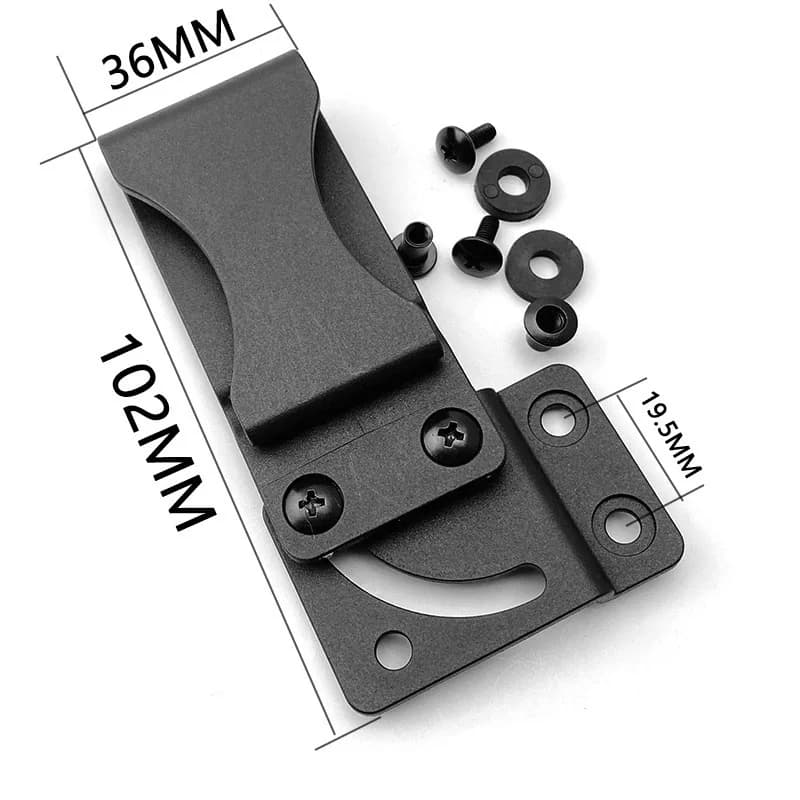 Clip de ceinture en plastique pour gaine de sabre, accessoire DIY pour gaine K, clip arrière pour ga