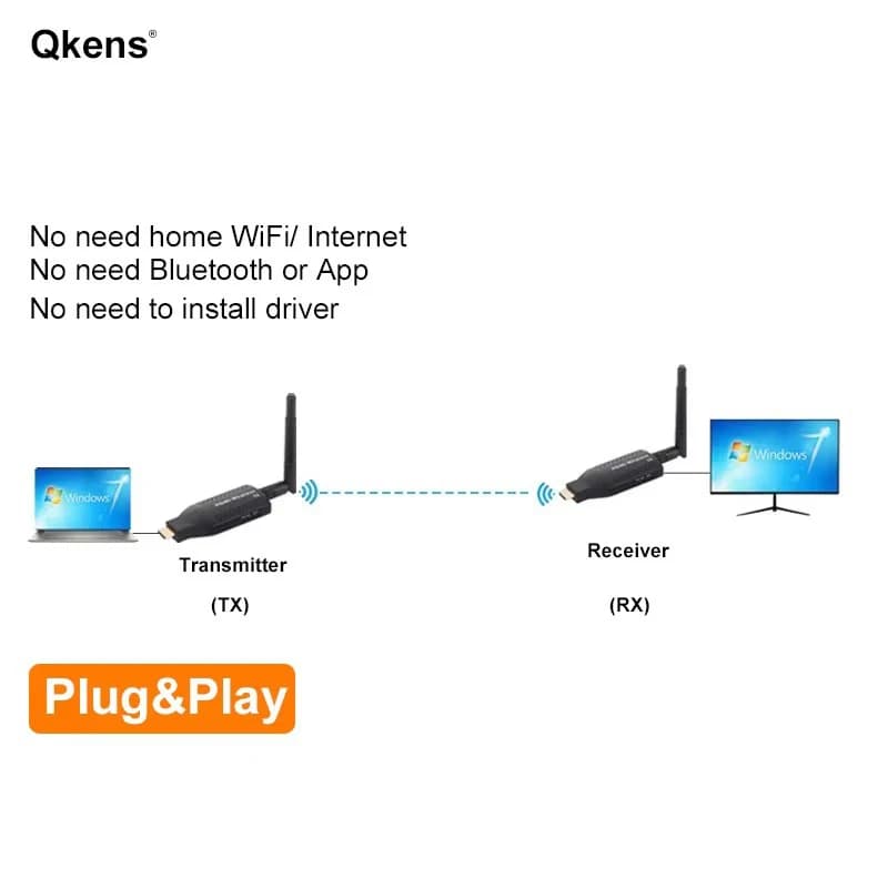 Émetteur-récepteur vidéo sans fil Wi-Fi HDMI, prolongateur HDMI, 1tx, 2rx, 3rx, 4rx, 150m, DVD, TV B