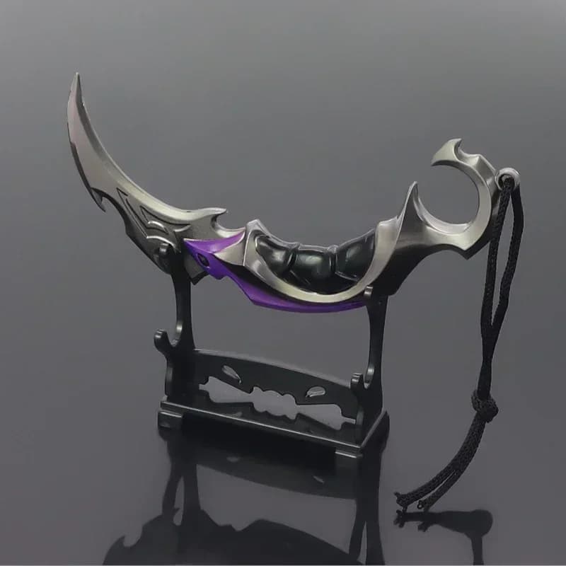 Valorant arme mêlée Reaver karambit couteau 15cm jeu en métal périphérique katana samouraï épée lame