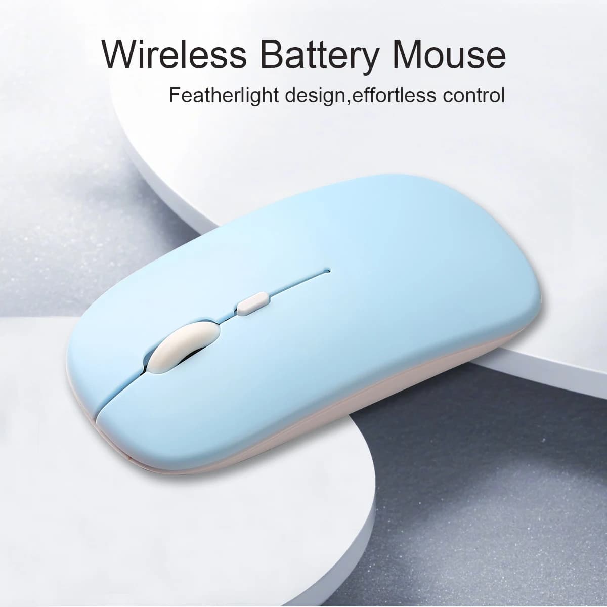 Souris sans fil compatible Bluetooth, pour iPad, Samsung, Huawei, Android, Windows, tablette, batter