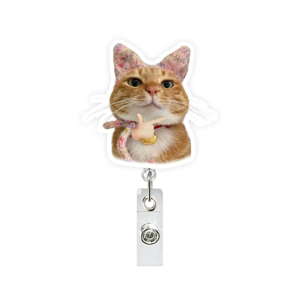 Accessoires de badges amusants, porte-badge robuste pour mems, porte-badge d'identité de bureau, cli