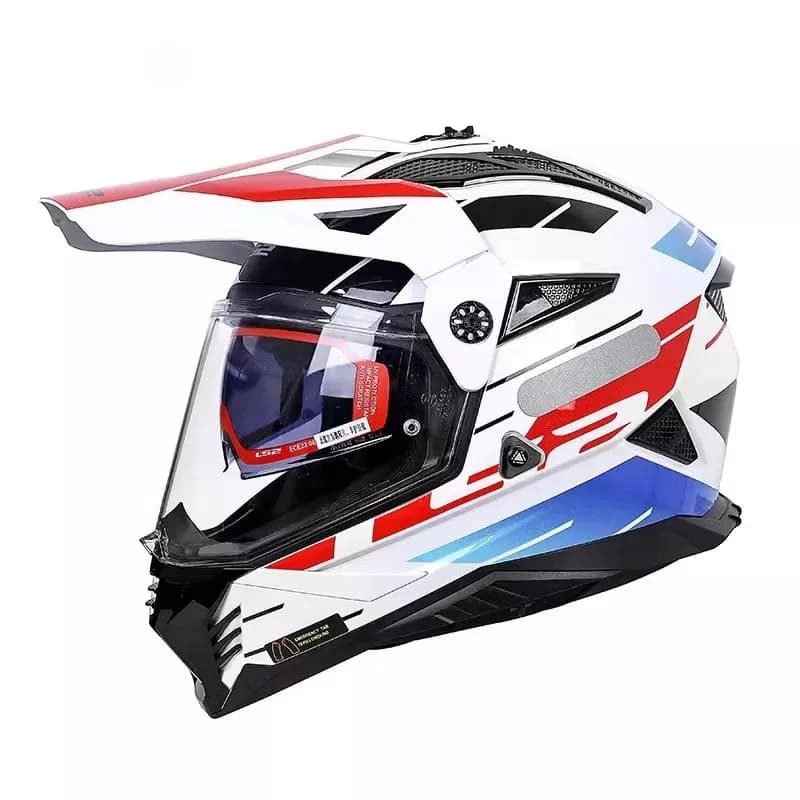 2025 LS2 MX702 casques de Moto casque de Moto intégral Double lentille casque de course tout-terrain