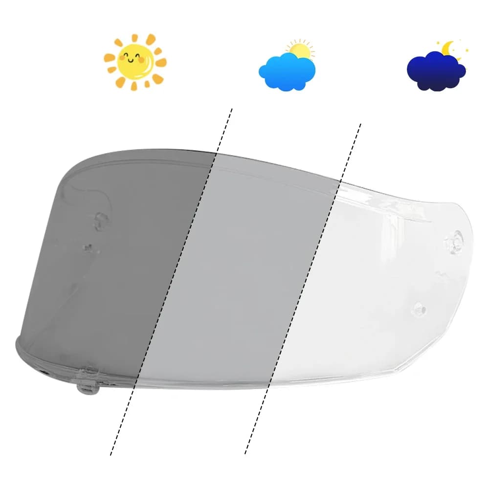 Visière photochromique adaptée au casque LS2 FF808, protection UV, accessoires pour casque