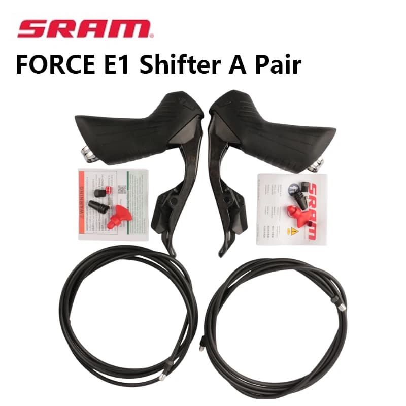 Manette de vitesse SRAM Force E1 AXS HRD avec câble, une paire de leviers de vitesses Di2 gauche et 