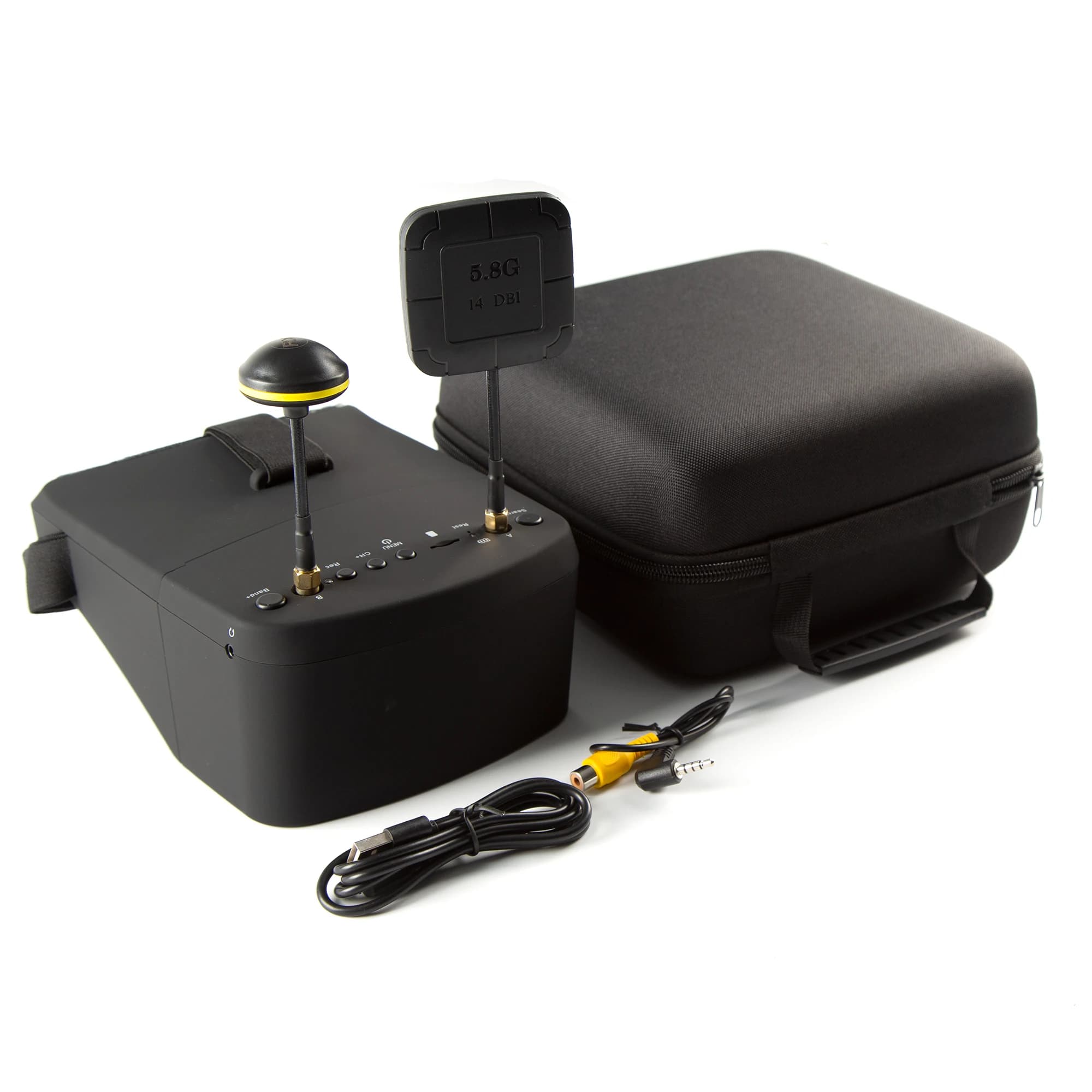 Lunettes FPV EV800D 5.8G 40CH Diversity 5 pouces 800*480 avec DVR HD pour drone modèle RC