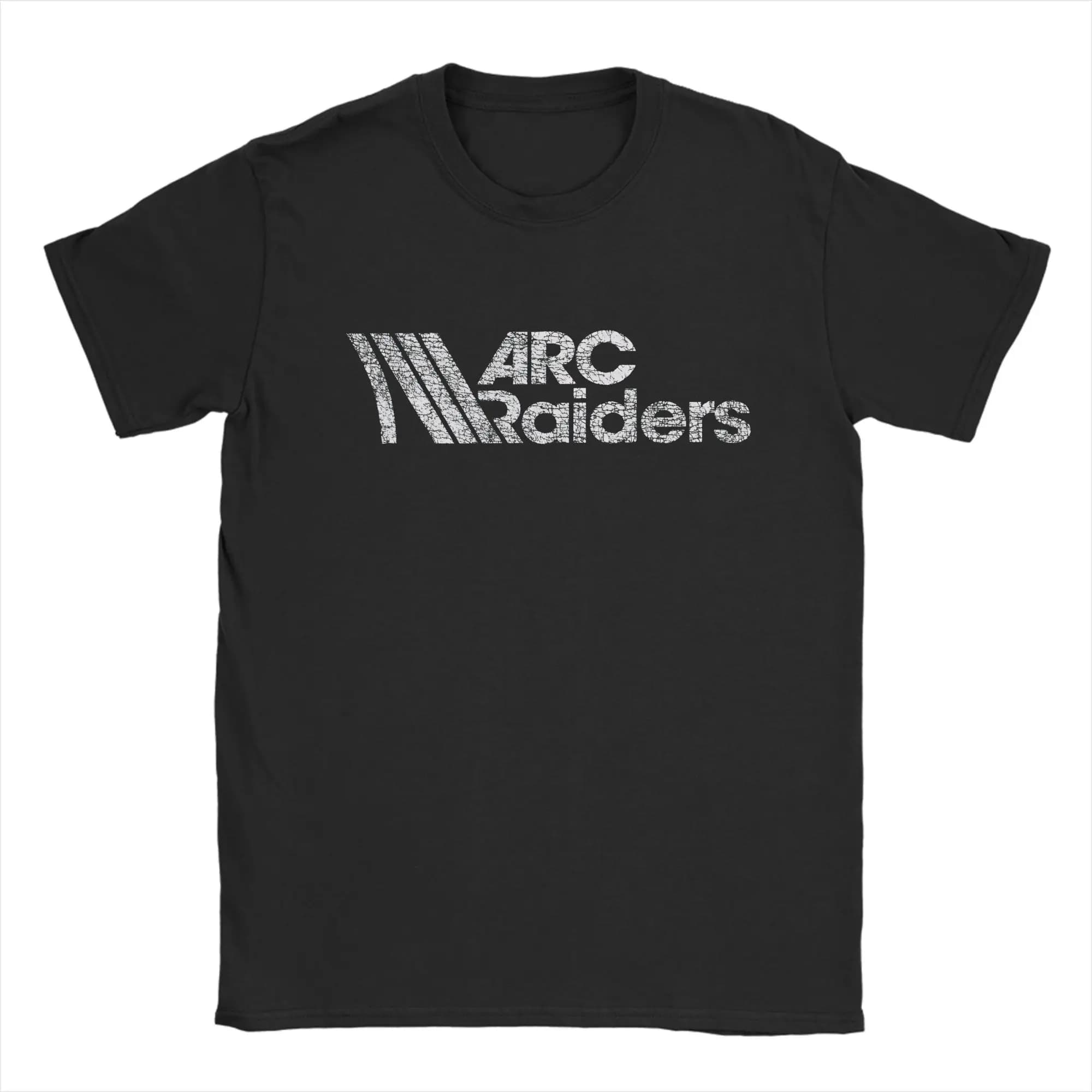 Arc Raiders Logo T-Shirt pour hommes femmes fou 100% coton T-Shirt col rond manches courtes t-shirts