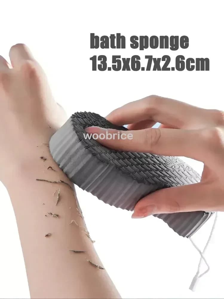 Tapis de bain salle de bain Silicone frotter dos brosse salle de bain anti-dérapant lavage pied Pad 