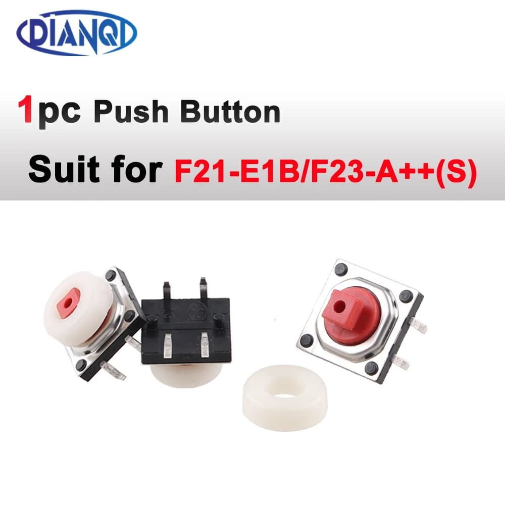 Bouton poussoir pour transmetteur de contrôleur romote F21-E1B et F23A ++, 1 pièce, bouton simple de