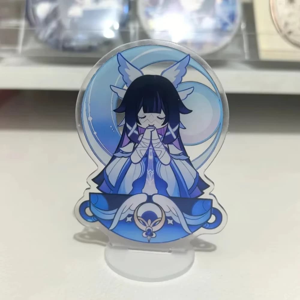 Figurine en acrylique Genshin Impact Columbina Moon Maide, support de figurine, décoration de bureau