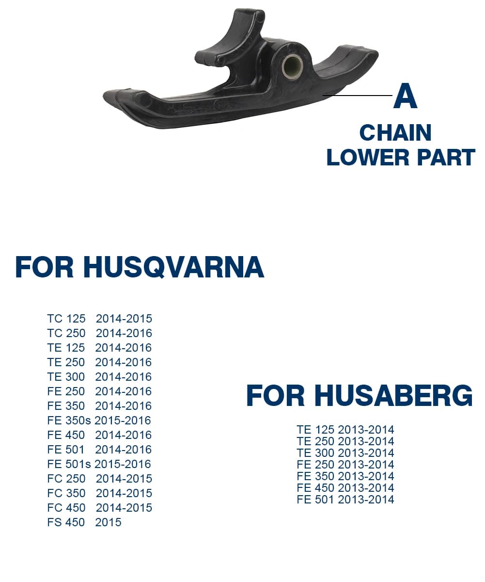 Protection de bras oscillant de curseur de chaîne de moto, pour Husqvarna TE FE 14-23 TC FC 14-22 TX