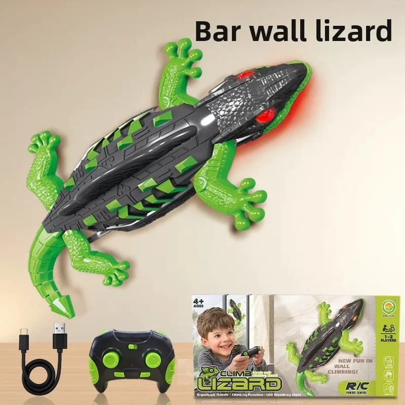 Grimpeur magique! Jouet Robot lézard d'escalade mural RC, Gecko télécommandé qui grimpe le verre et 