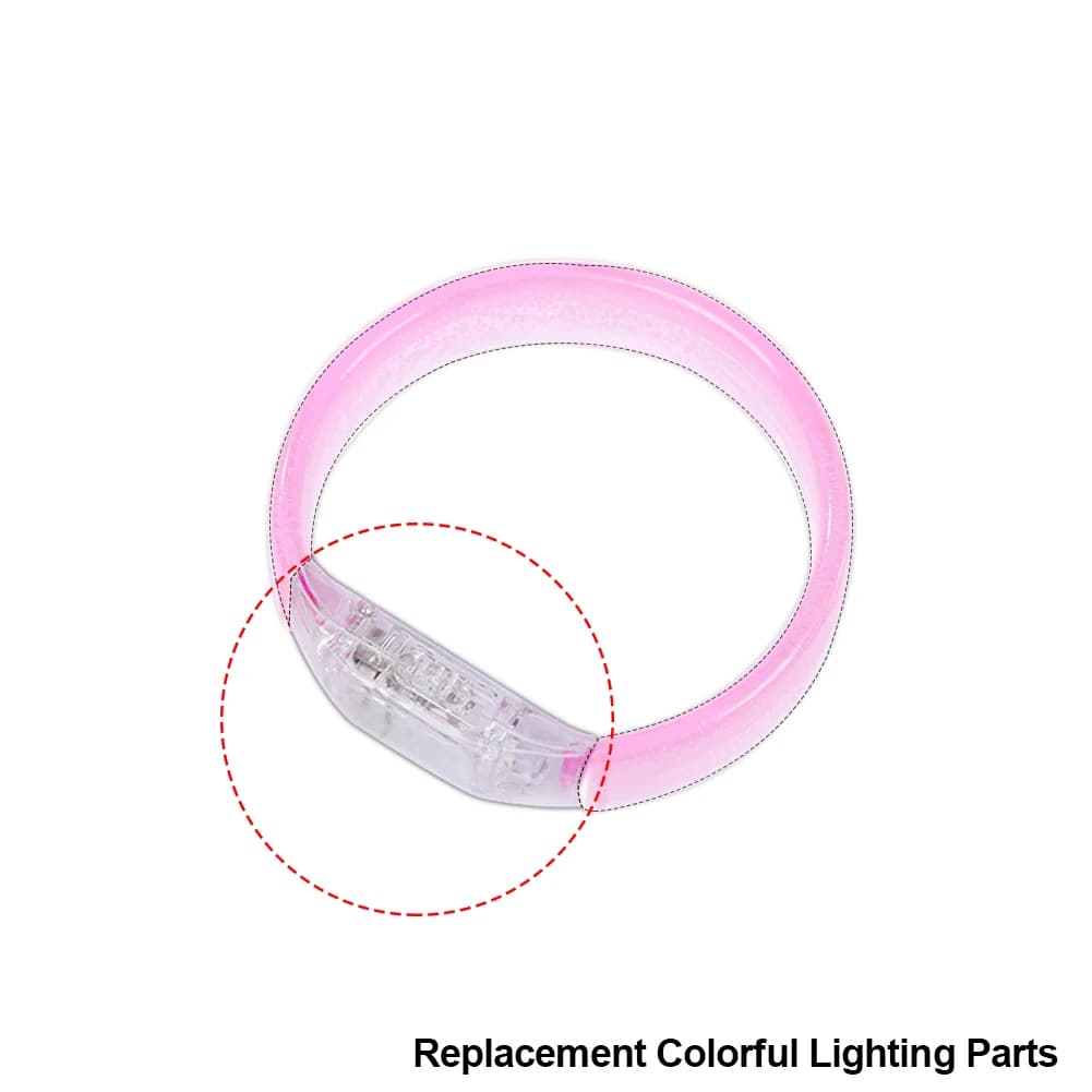 Bracelet lumineux Led pour Concert, fête, Bar, brille dans la nuit, brassard de sport lumineux, four