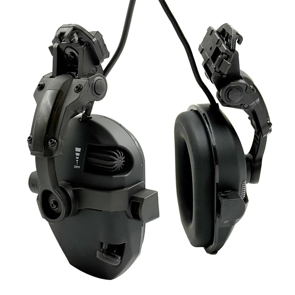 Cache-oreilles montés sur casque actif pour le tir, Protection auditive électronique, Protection aud
