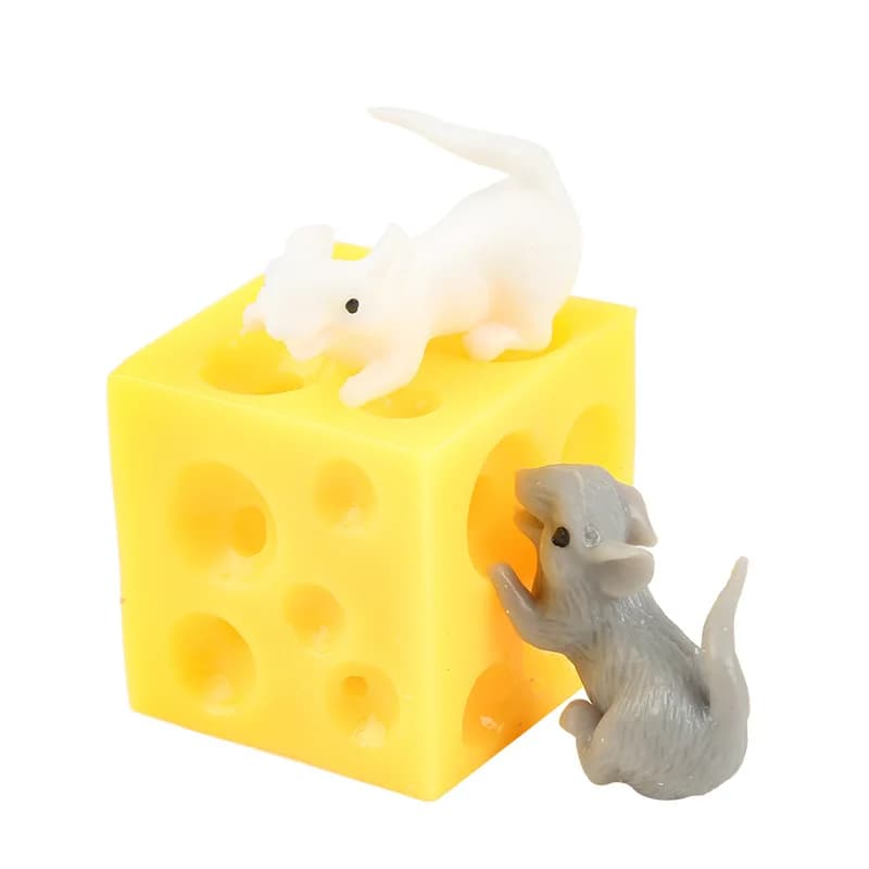 Souris cachée au fromage presser Fidget jouets pour enfants Anti-Stress TDAH cadeaux drôles Regalos 