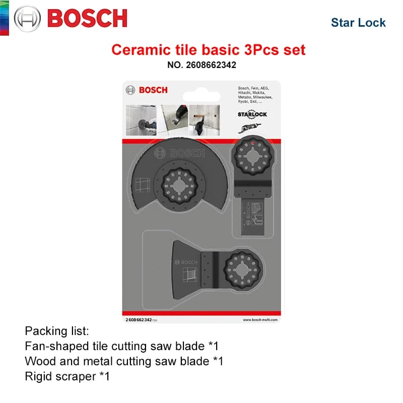 Bosch Starlock lame de scie oscillante lames multi-outils oscillantes ensemble d'accessoires pour Bo