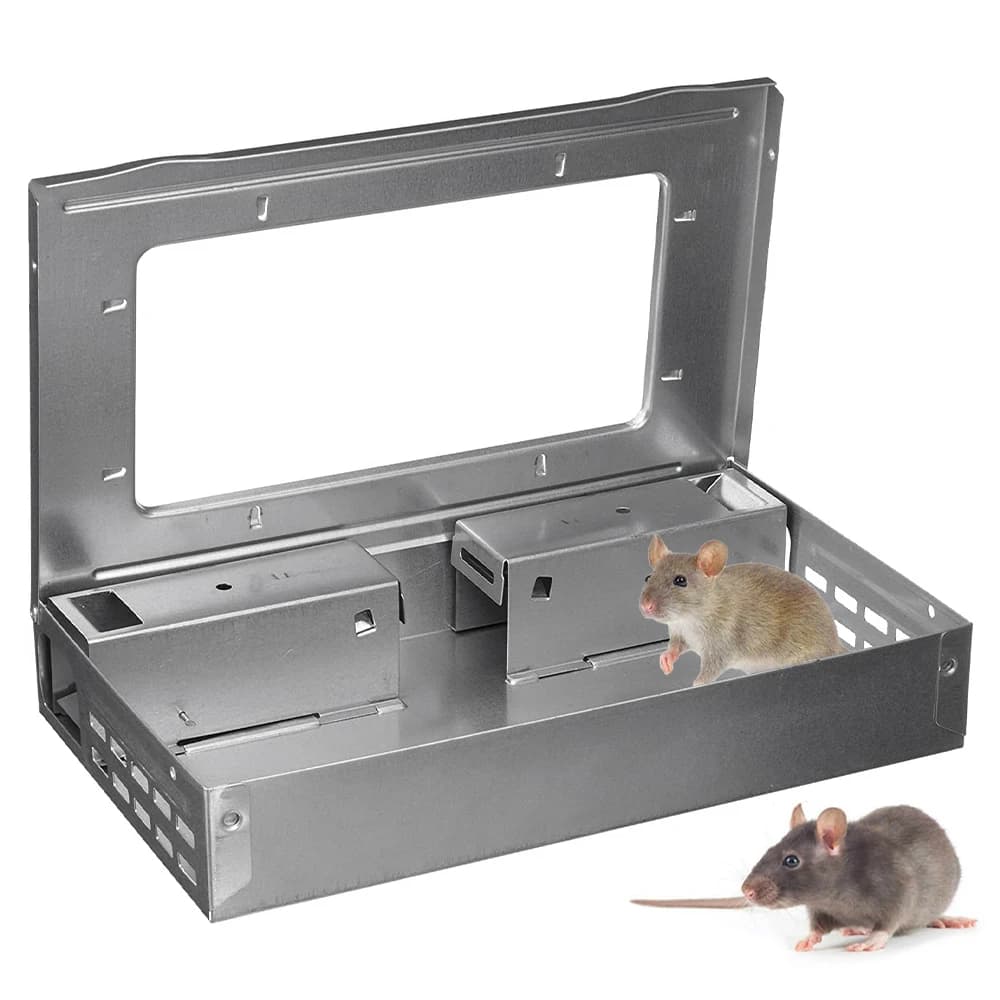 Attrape-souris auto-attrapant, tueur de souris réutilisable, piège à souris, Cage pour une capture c