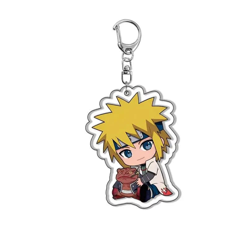 Porte-clés en acrylique Naruto Shippuden, accessoire de cosplay, figurine Uzumaki Naruto, cadeau de 