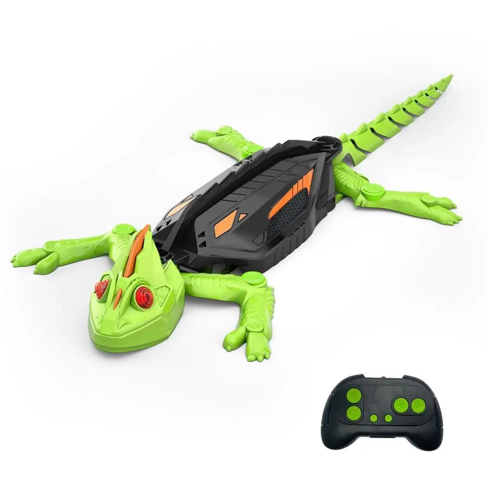 Robot lézard d'escalade mural RC biomimétique réaliste, jouet Gecko télécommandé qui grimpe le verre
