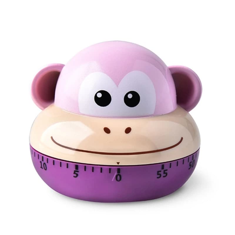 60-Minute Egg-Timer Mignon Animal Mécanique Minuterie Manuel Compte à rebours-Minuterie Drop Ship