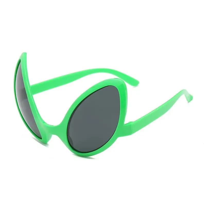 Lunettes d'alien avec verres, lunettes de soleil amusantes d'alien pour accessoires de costume de co
