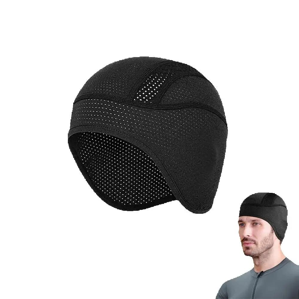 Casquette de cyclisme rafraîchissante, évacuation de la sueur, doublure de casque de moto à séchage 