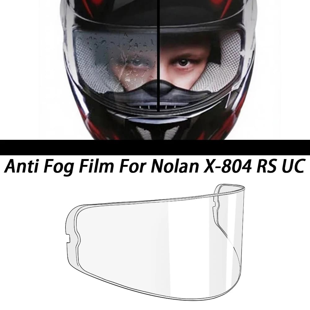 Film Anti-buée pour visière de casque, pour Nolan X-804 RS UC X 804
