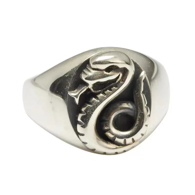 Bagues unisexes de jeu de rôle avec motif serpent et emblème familial de l'école de magie, bijoux, c