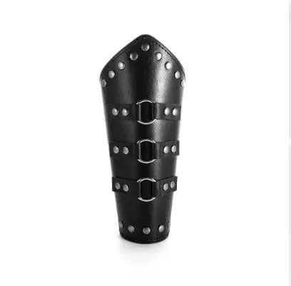 Armure en cuir pour hommes, 2 pièce/pièce, Cosplay médiéval, chauffe-bras, à lacets, Viking, Pirate,