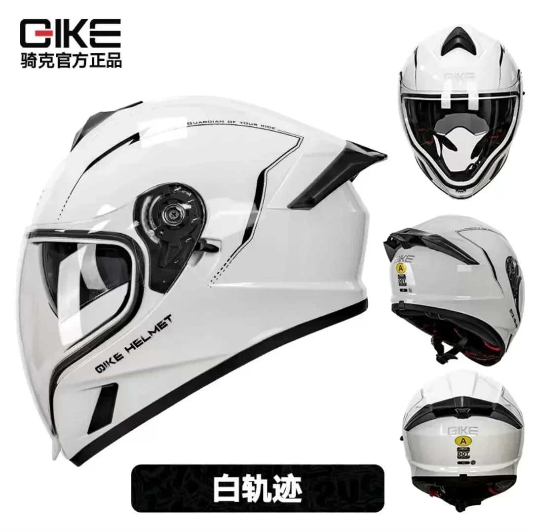 Casque de moto intégral Spider, casque de course tout-terrain, double lentille, longue visière, casq