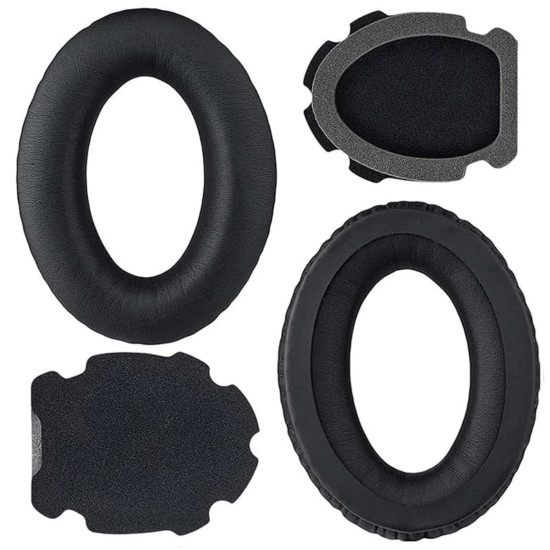 Oreillettes pour écouteurs, coussin de remplacement, protège-oreilles en mousse souple, housse en ép
