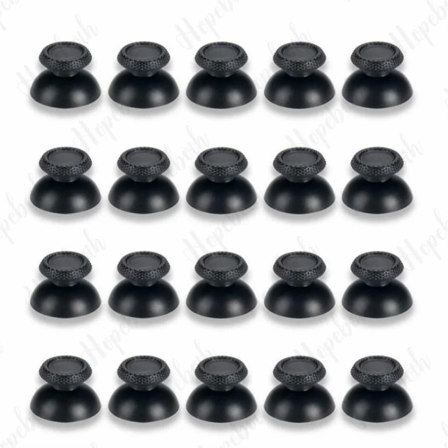 Joysticks analogiques de remplacement pour manette Sony PS5, capuchons de pouce noirs, 200 pièces