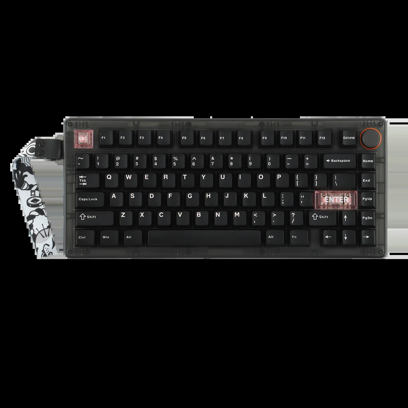 CIDOO QK75 75% VIA joint Programmable filaire/Bluetooth/2.4GHz clavier mécanique sans fil avec batte