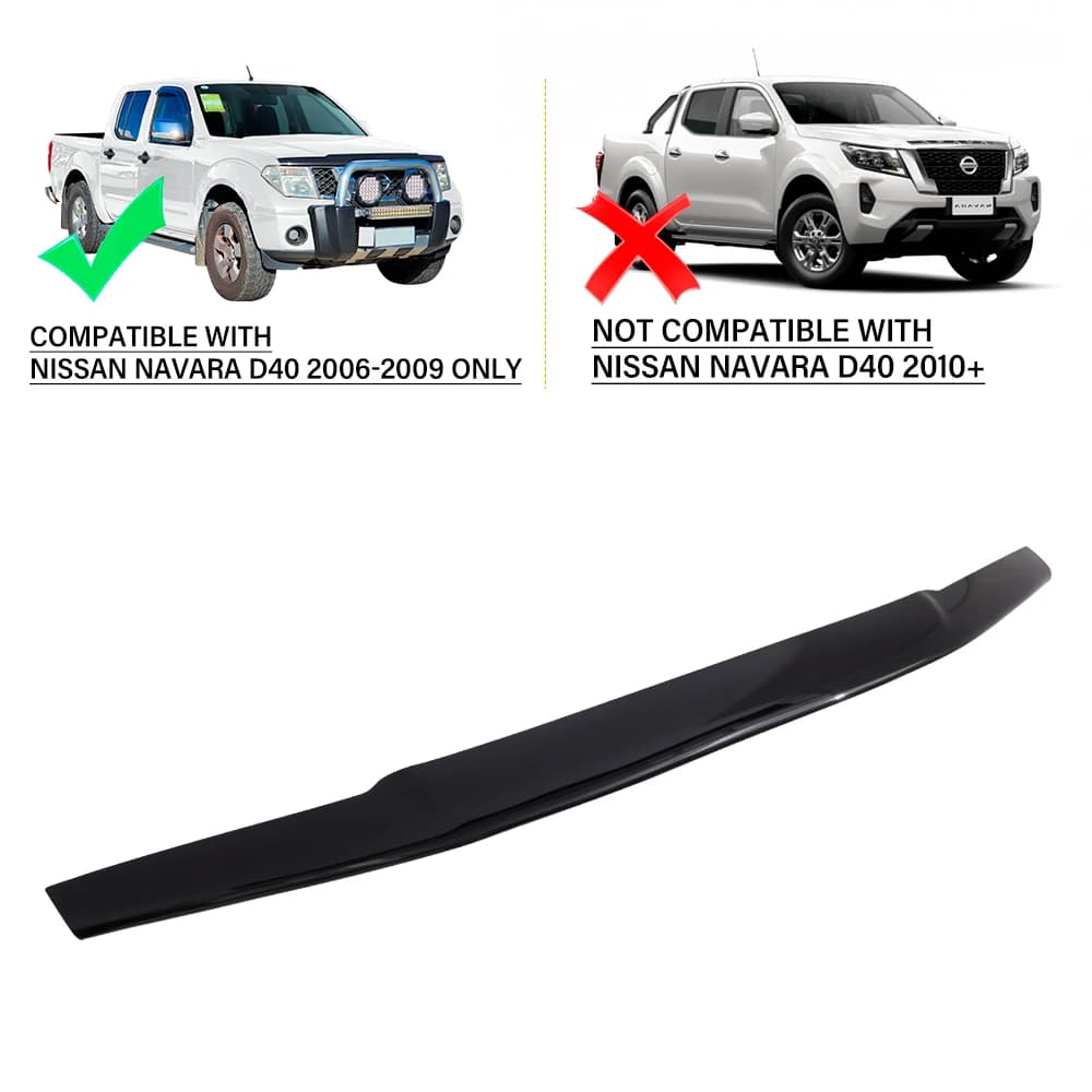 Garde de capot en acrylique pour Nissan Navara D40 2006 2007 2008 2009, bouclier avant, déflecteur d