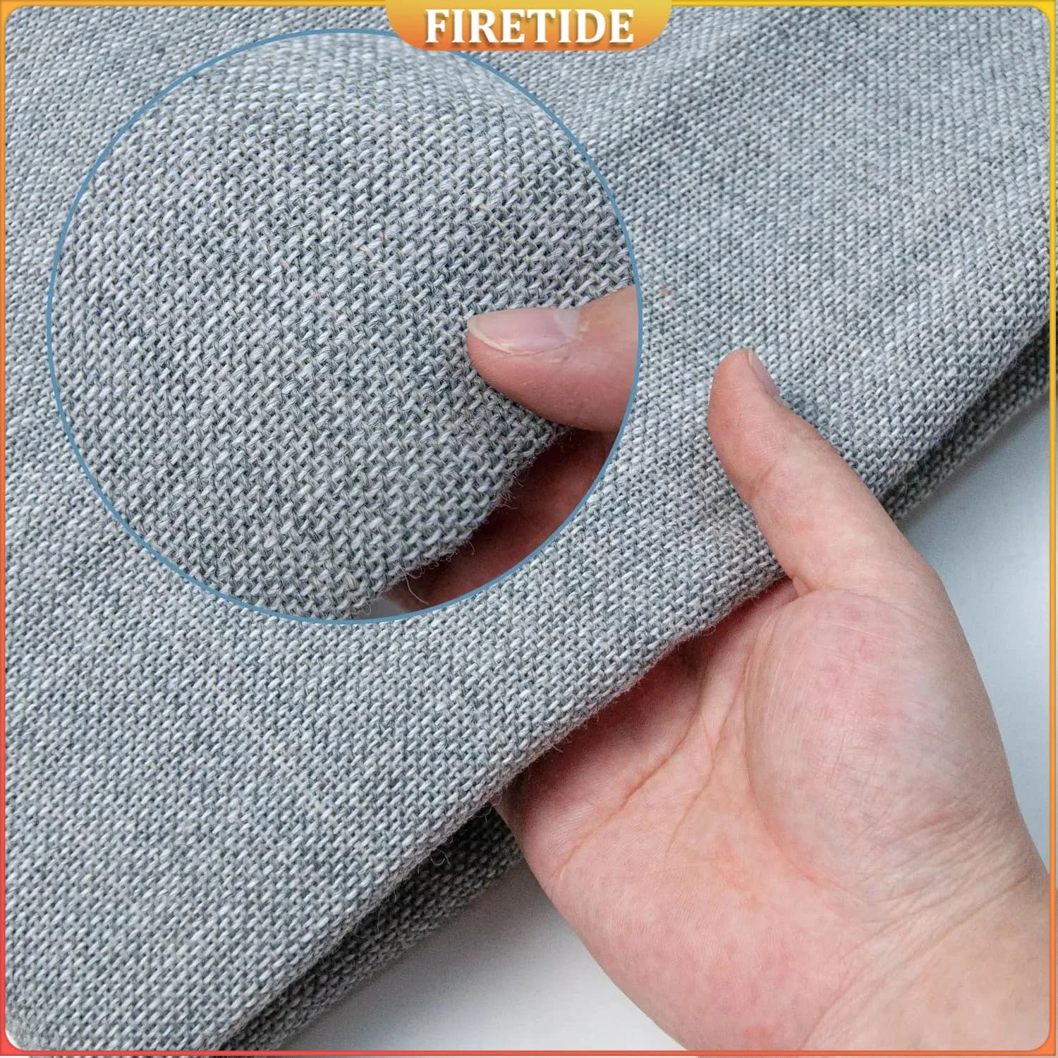 Tissu de support gris en tissu allemand pour tuftage primaire, idéal pour la tapisserie, le tricot, 
