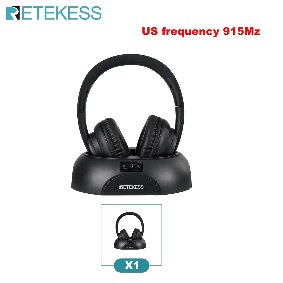 Retekess-Écouteurs sans fil TA006, rechargeables, avec émetteur, prise en charge de la fibre coaxial