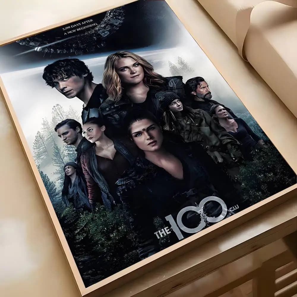 Affiche de film de série télévisée The 100 Season, autocollant artistique haute définition, auto-adh
