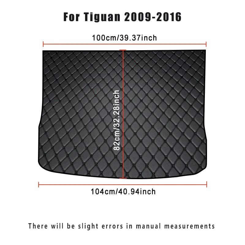 Revêtement de chargement toutes saisons pour Volkswagen VW Tiguan 2009 – 2019, tapis de coffre de vo