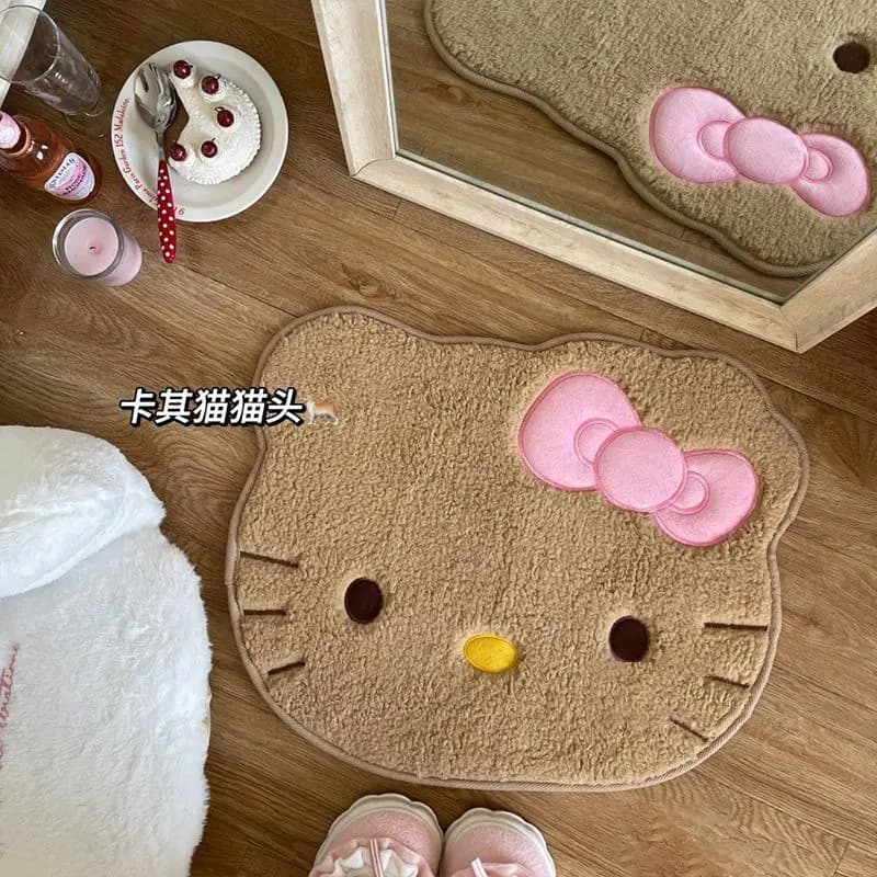 Sanrio – nouveau tapis de dessin animé HelloKitty kawaii, tapis antidérapant, doux et mignon, pour c