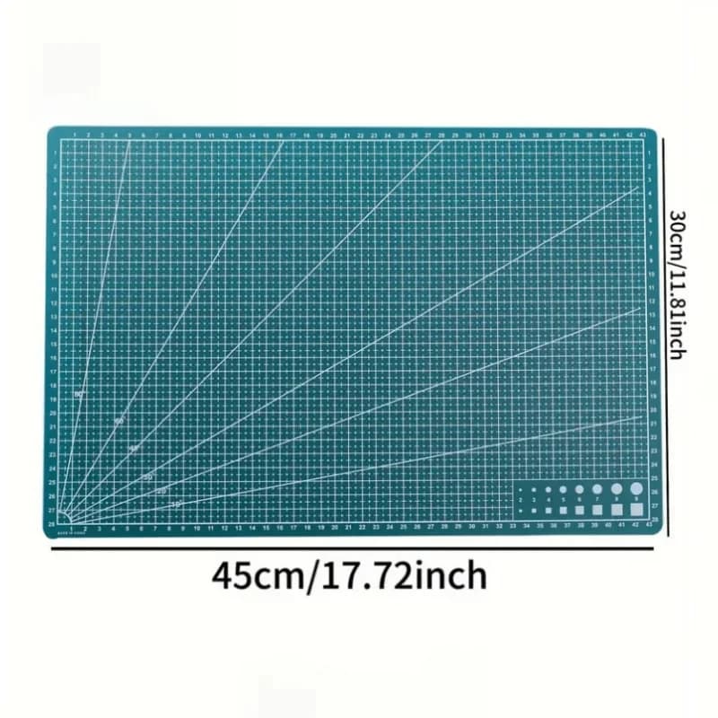 Tapis de découpe A3 en PVC simple face pour Patchwork, couture, couteau de bricolage, gravure, établ
