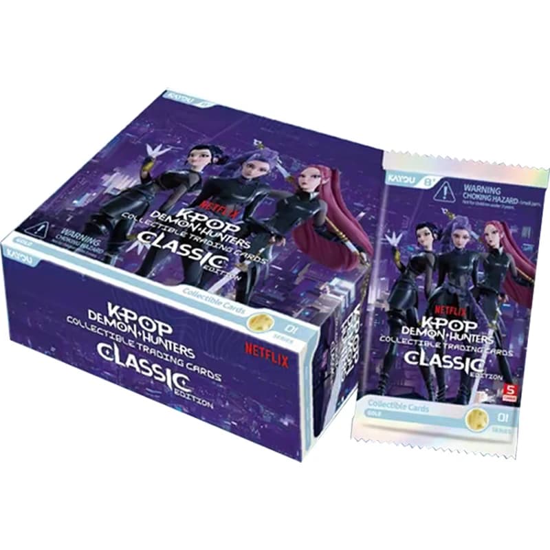 KAYOU KPop Demon Hunters ‌   Cartes K-Pop : Demon Hunters Classic Pack Saja Boys Huntr/X, cartes d'a