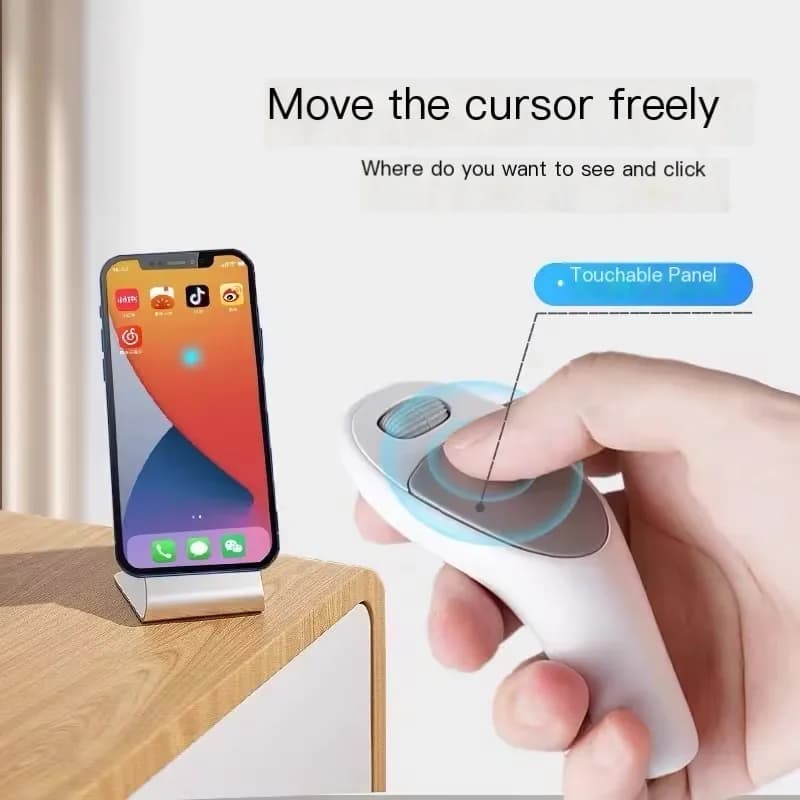 Lazy Air-Souris Bluetooth sans fil, télécommande, ergonomique, pour téléphone portable, avec pouce, 
