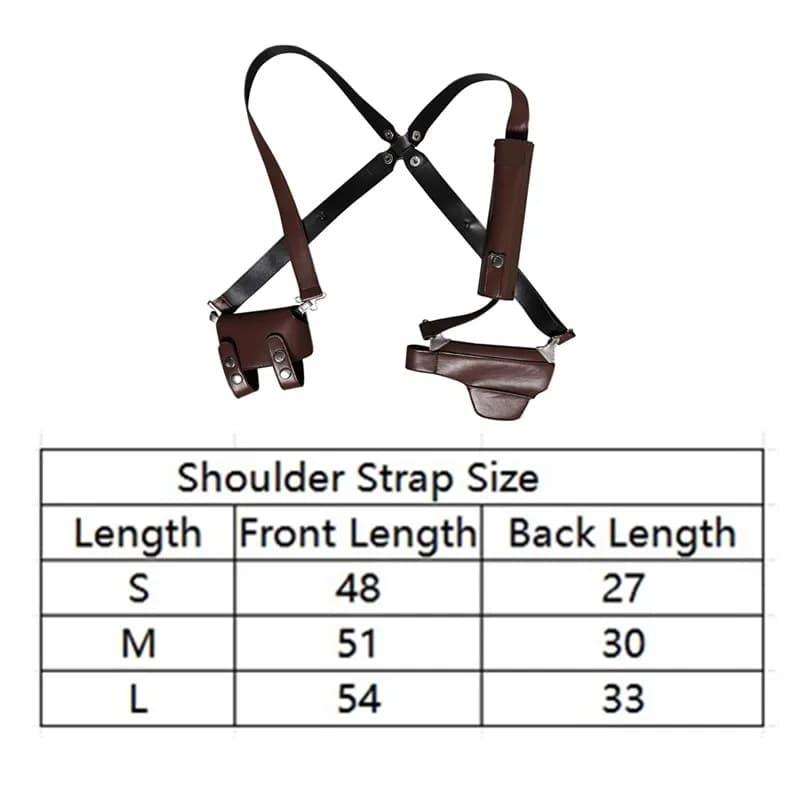 Ceinture de Cosplay Leon Scott Kennedy, sangle arrière pour hommes, accessoires de Costume de jeu de