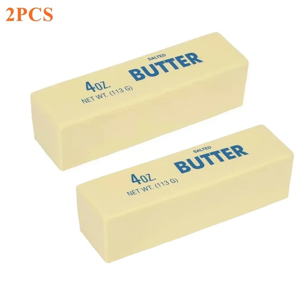 Bâtonnets de beurre anti-Stress, 2 pièces, jouets anti-Stress et d'anxiété, adaptés aux fêtes, aux j
